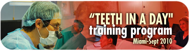 Dental Implant- Teeth in a Day Course – Miami